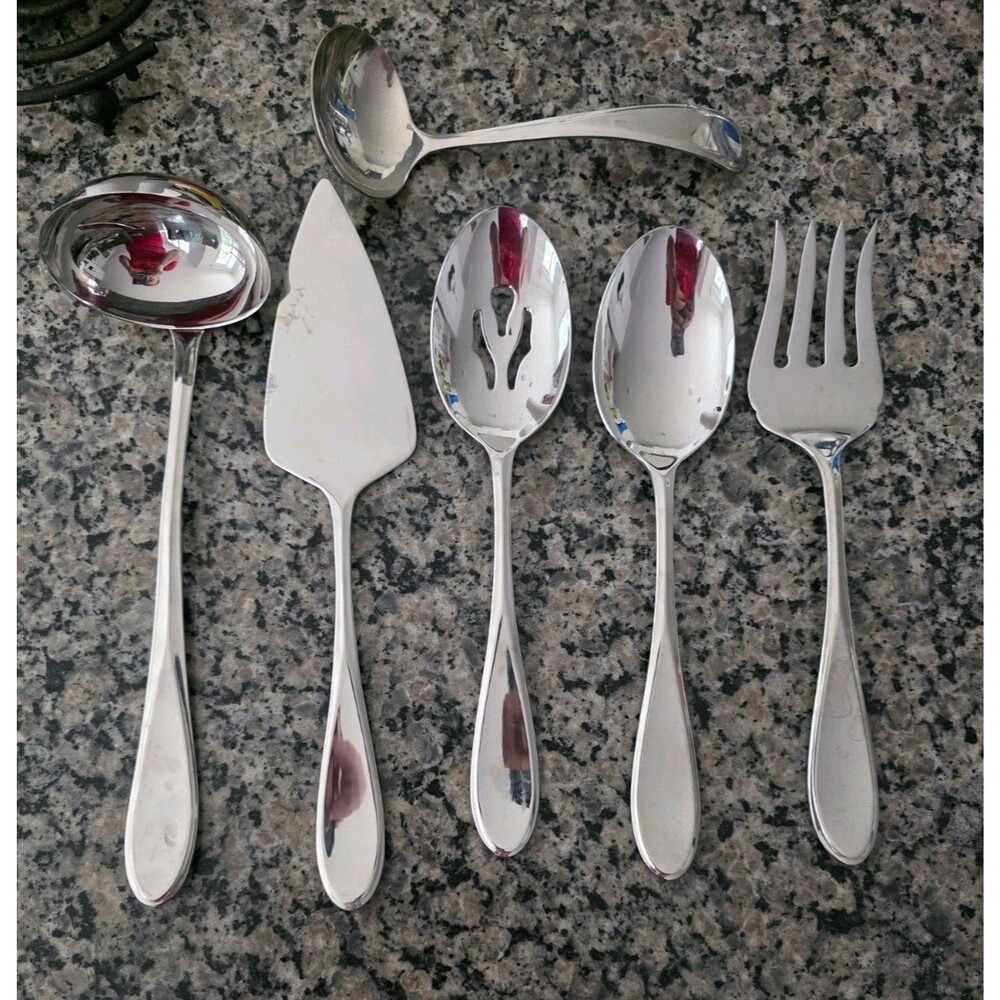 Mikasa - BRAVO - 6-Piece Serving Hostess Set - 18/10 Stainless Steel